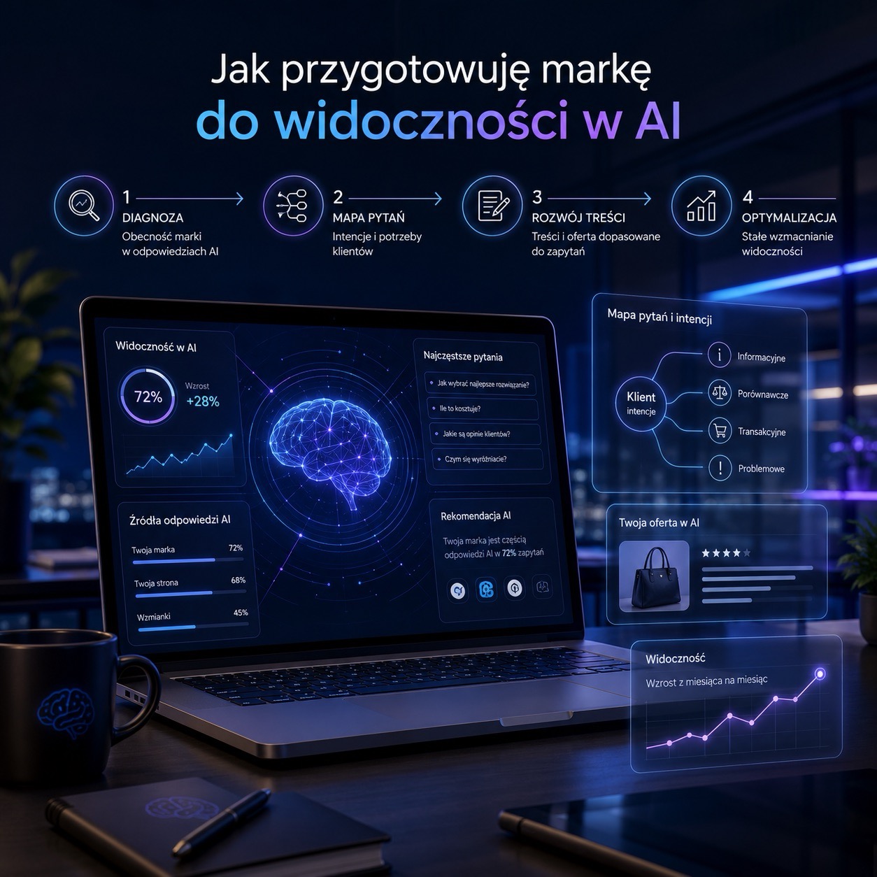 Analiza danych i strategia widoczności GEO