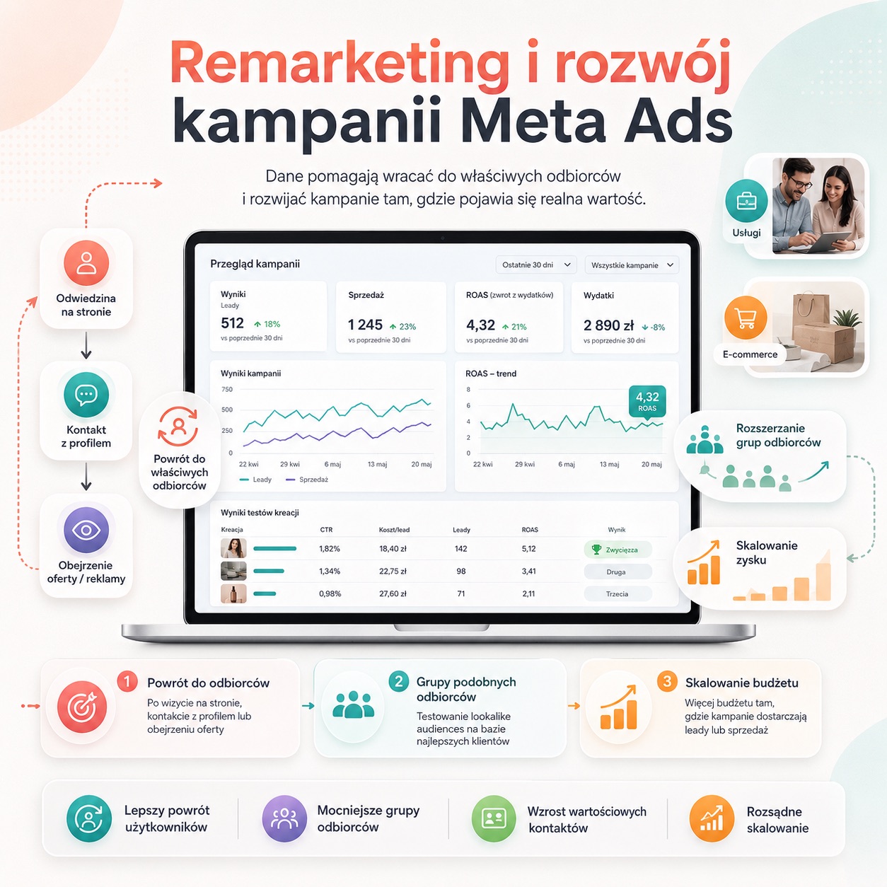 Remarketing Facebook Ads i rozwój kampanii Meta Ads